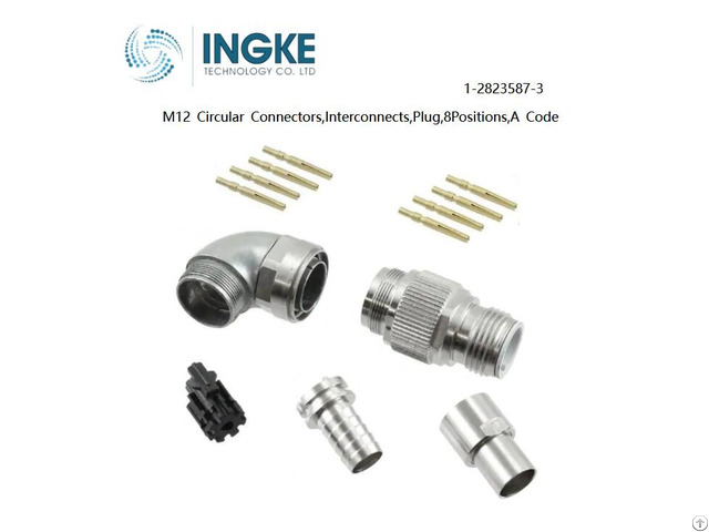 Ingke 1 2823587 3 M12 Circular Connectors Interconnects Plug 8positions A Code