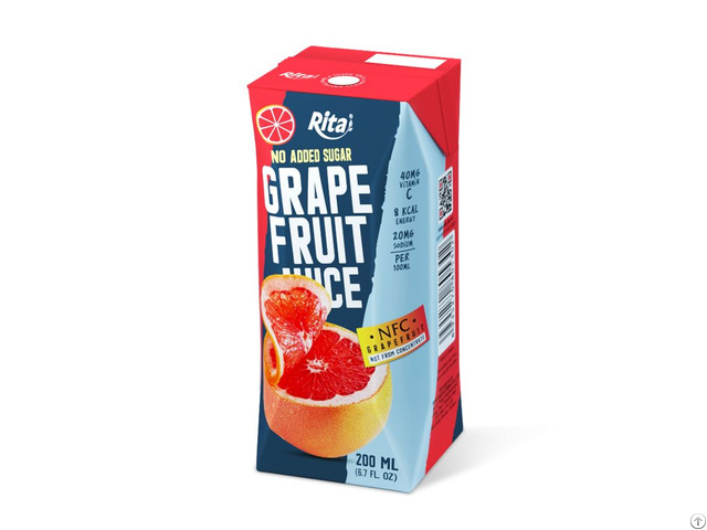 Best Grapefruit Juice 200ml Paper Box From Rtia