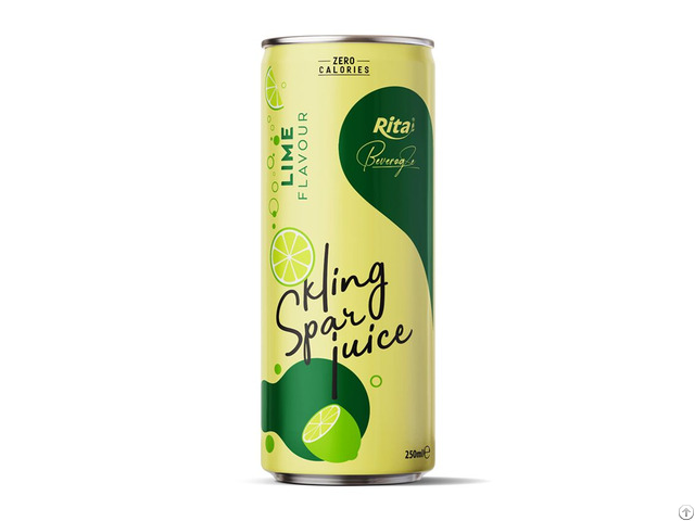 Fresh Natural Sparkling Lime Juice Own Brand From Rita