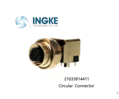 Ingke 21033814411 Conn Rcpt Fmale 4pos Gold Solder