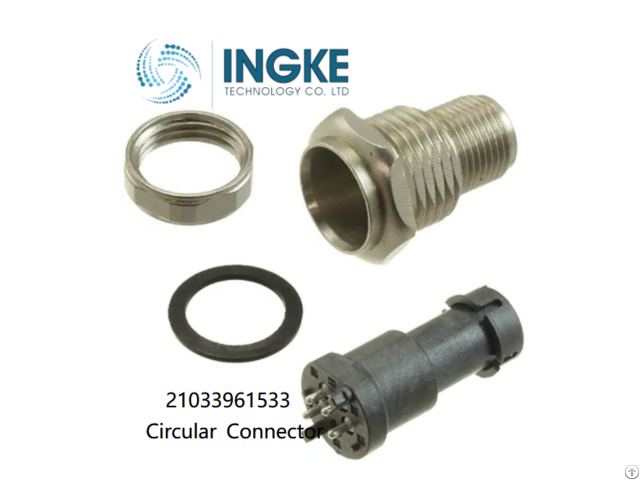 Ingke 21033961533 Conn Rcpt Male 4pos Gold Solder