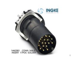 Ingke 1442081 Conn Male Insert 17pos Solder