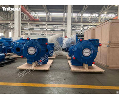 Tobee® 2 Sets 6 4e Ahr Slurry Pumps With Rubber Lined