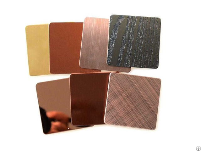 Pvd Color Coat Gold Mirror Finish 0 5mm Decorative Stainless Steel Sheet