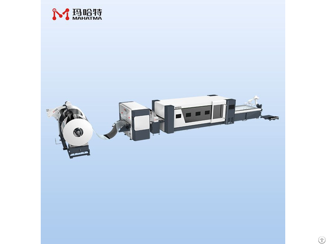 Shear Line With Laser Cutting Machine For Metal Plates