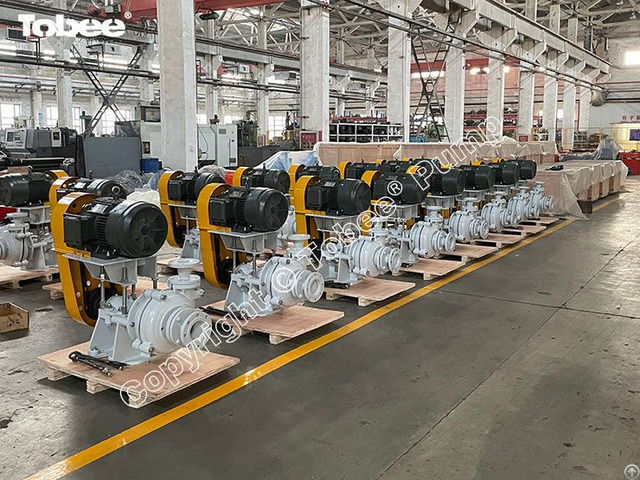 Tobee® 3 2 Cah Slurry Pumps For Mineral Processing Plants