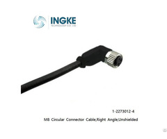M8 Circular Connector Cable 1 2273012 4 Right Angle Unshielded Ingke