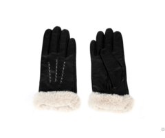 Sustainable Material Women Leather Gloves