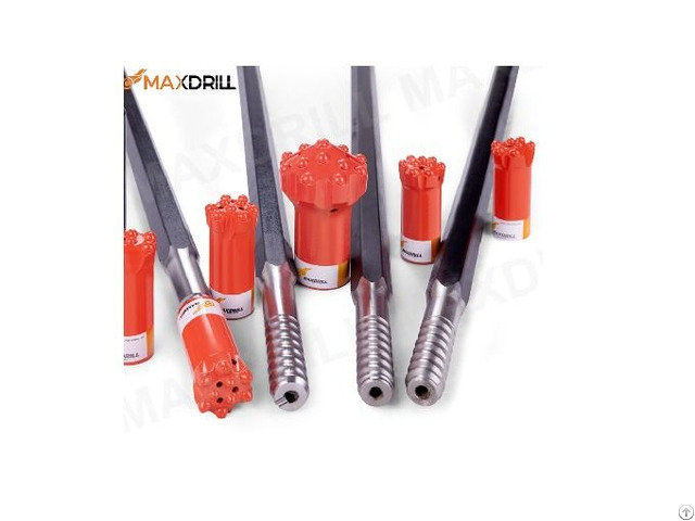 Maxdrill R25 Thread Hex25 Drill Drifter Rods For Mining And Tunneling