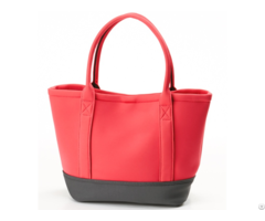 New Fashion Handbags Neoprene Tote Bags Contrast Color