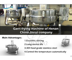 To Nigeria 304 Stainless Steel Cassava Gari Making Machine Garri Fryer