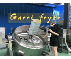 Automatic Stainless Steel Cassava Garri Fryer Frying Machine