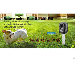 Outdoor Garden Battery Operated Ultrasonic Animal Dog Cat Bird Raccoon Repeller