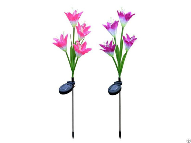 Solar Lily Flower Stick Light G091s