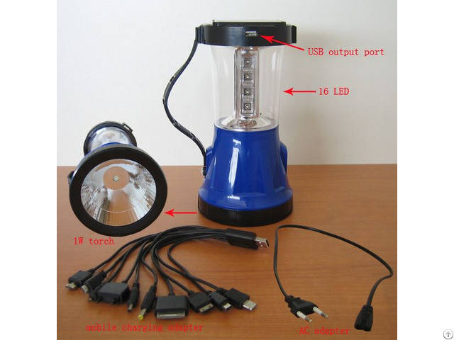 Solar Camping Lantern With Usb Port Mobile Charger C1092u