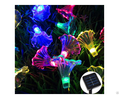 Solar String Light S249a With Morning Glory
