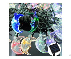 Solar String Light S248a With Moon Decoration