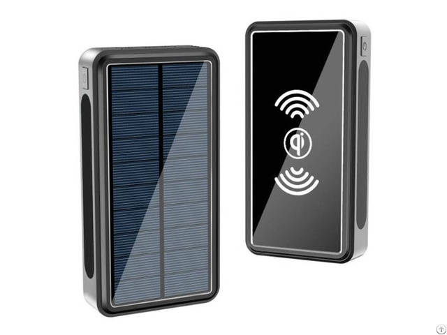 Solar Mobile Charger With Wireless Charging M0023w