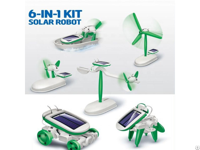 Multi Purposes 6 In 1 Solar Robot Jbt T213