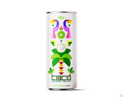 Coconut Water With Kiwi Flavour 250ml Can