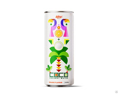 Coconut Water With Orange Flavour 250ml Can