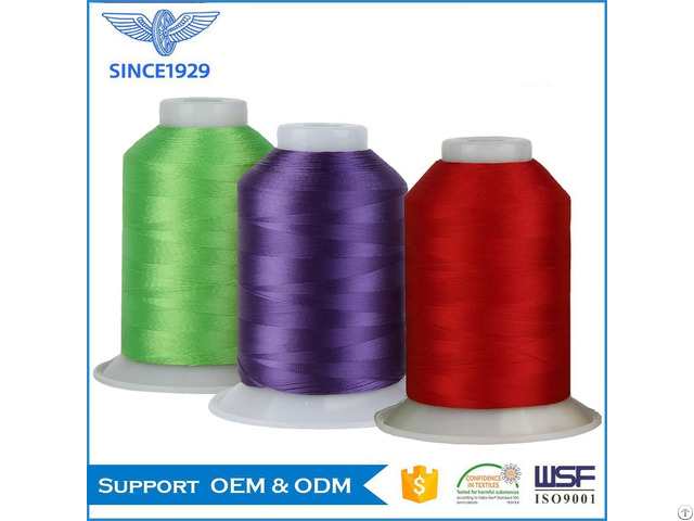 100 Percent Polyester Embroidery Thread 120d 2