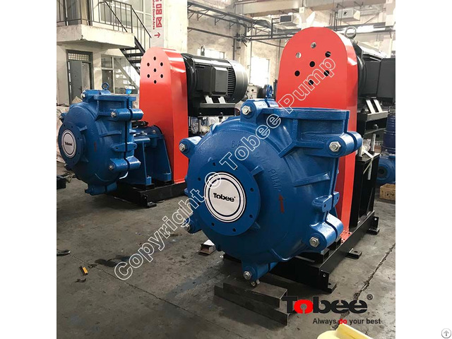 Tobee® 8 6ee Ah Centrifugal Slurry Pumps With Zv Driven Type