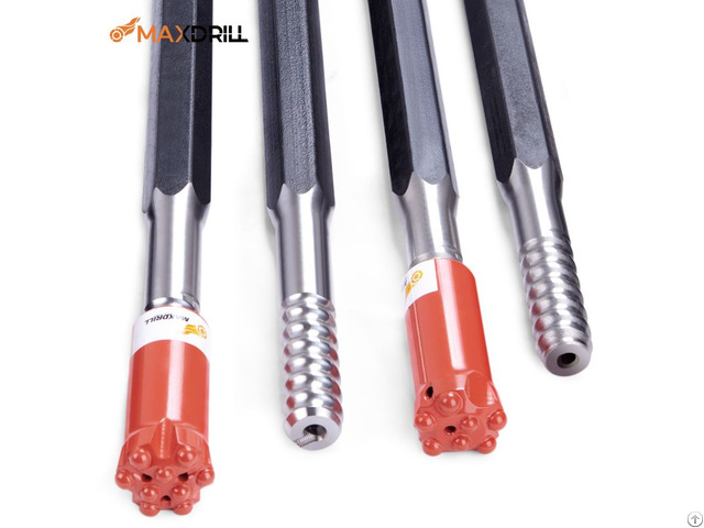 Maxdrill R28 Thread Hex28 Drill Drifter Rods For Mining Tunneling