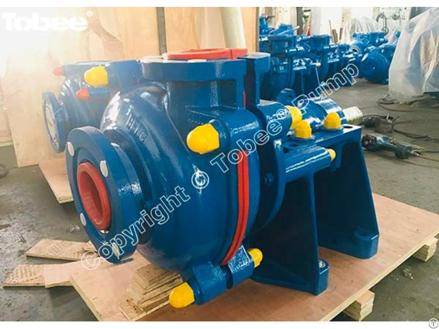 Tobee® 4x3dd Ahr Horizontal Centrifugal Polyurethane Liner Slurry Pumps