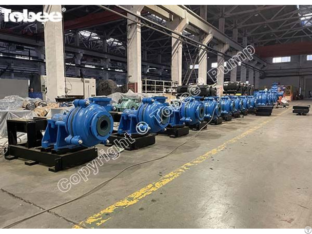 Tobee® 4x3c Ah Horizontal Centrifugal Heavy Duty Slurry Pumps With Rubber Lined Working On Mines