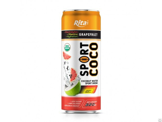 320ml Sport Coconut Water Grapefruit Juice Drink