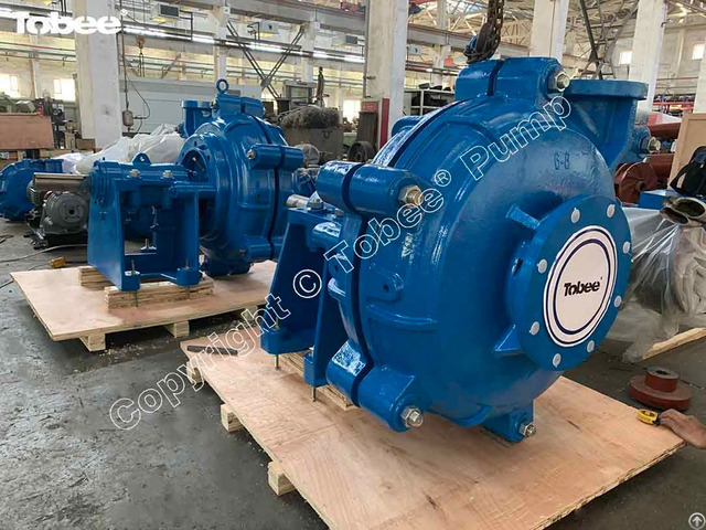 Tobee® Th8x6e Slurry Pumps Work At A Silica Sand Plant That Pumping Abrasive