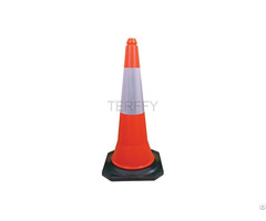 Pe Traffic Cone With Rubber Base