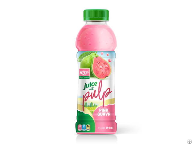 Guava Juice With Pulp 450ml Pet Bottle