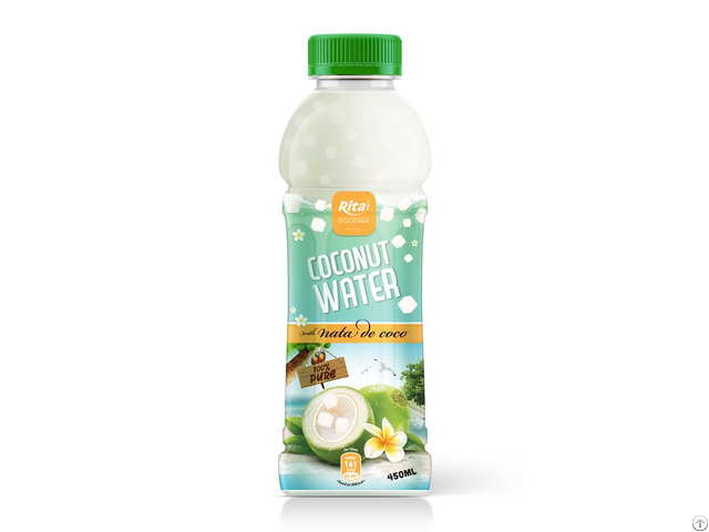 Coconut Water With Nata De Coco 450ml Pet