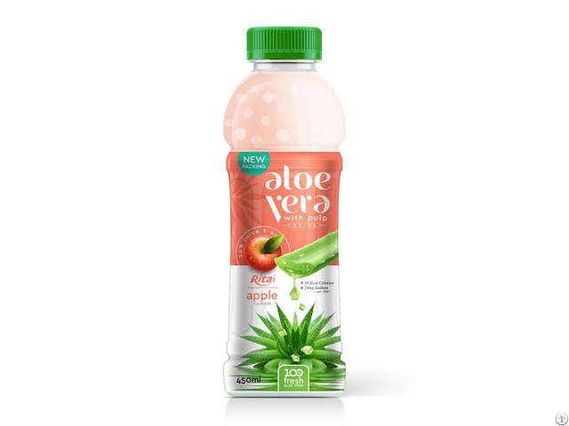 Aloe Vera Juice With Pulp 450ml Pet Bottle