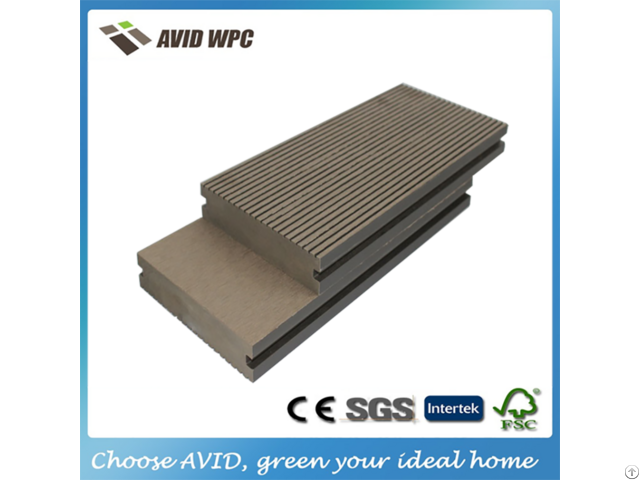 High Quality Low Cost Wood Plastic Composite Decking Solid Floor