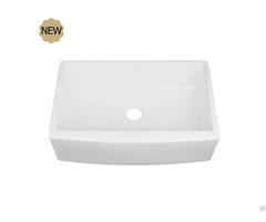 Large White Apron Front Porcelain Kitchen Sink