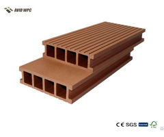 Outdoor Wood Plastic Composite Decking Square Hole Terrace Balcony Garden Wpc Flooring