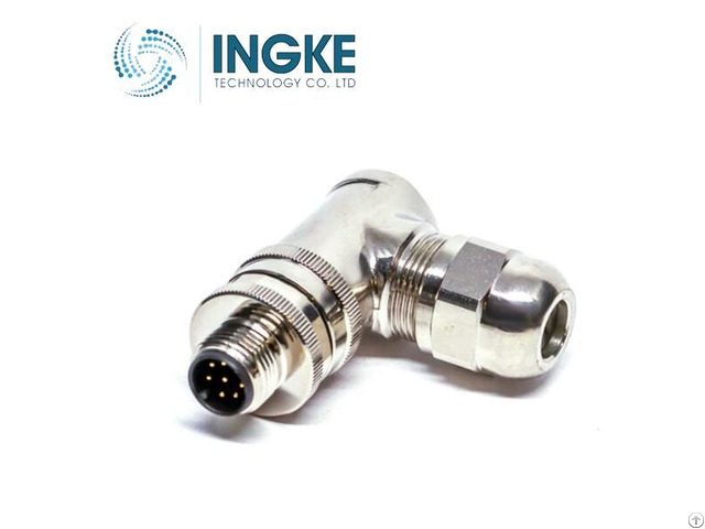 T4113402022 000 M12 Connector 2 Pin Receptacle Male Screw Ip67