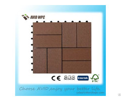 Wood Plastic Composite Interlocking Decking Tiles Wpc Diy Floor 300 300mm