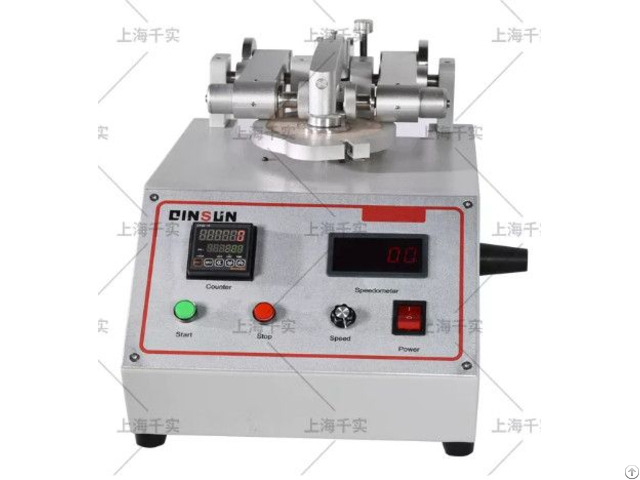 Qinsun Model Iso 5470 Fabric Taber Universal Wear Resistance Testing Machine