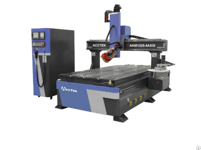 Cnc Router 4 Axis Machine 9 0kw Air Cooling Atc Spindle