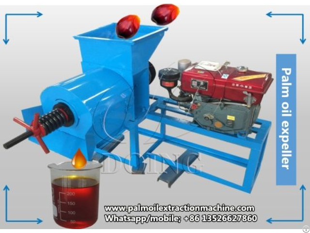 Home Mini Palm Oil Press Red Production Line