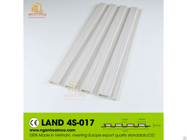 High Quality Pvc 4 Wall Ceiling Panel Corrugated Fluted Cladding