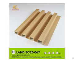 Pvc 4sc Wall Ceiling Panel Corrugated Fluted Cladding