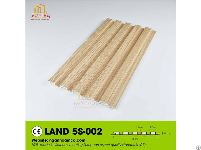 Pvc Land 5s Plastic Wall Ceiling Panel Fluted Corraguted Cladding