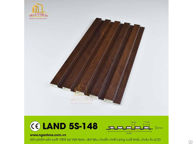 High Quality Pvc Land 5s Plastic Wall Ceiling Panel Fluted Corraguted Cladding