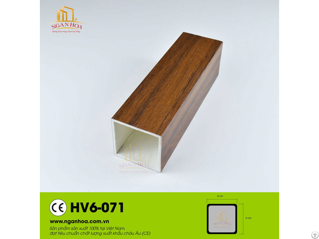 Plastic Faux Wood Square Box 2