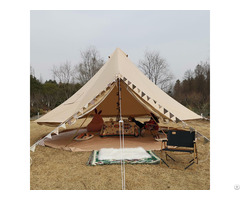 3m Canvas Bell Tent With Stove Jack